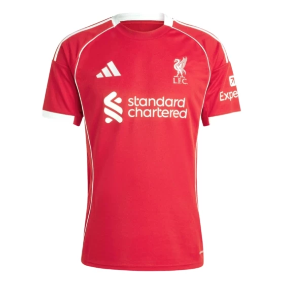 25-26 Liverpool home football jersey  Fan version