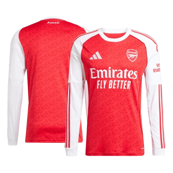 2025-26 Arsenal Long Sleeve Jersey Home Fan Football Shirt
