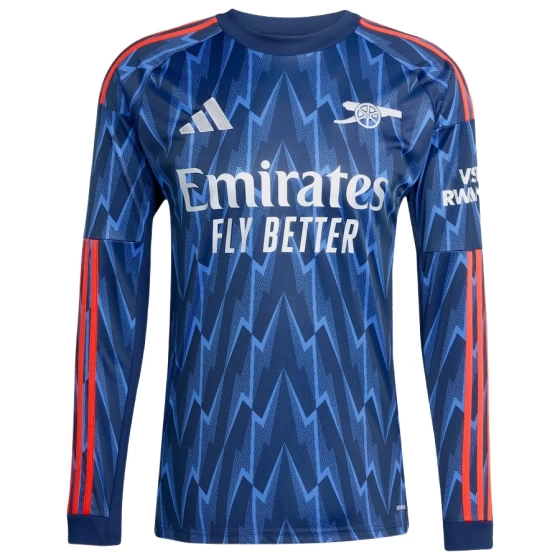 2025-2026 Arsenal Away Long Sleeve Football Jersey  Fan version