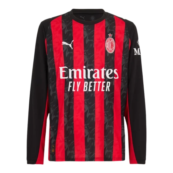 AC Milan 25-26 home long sleeved football shirt -Fan version
