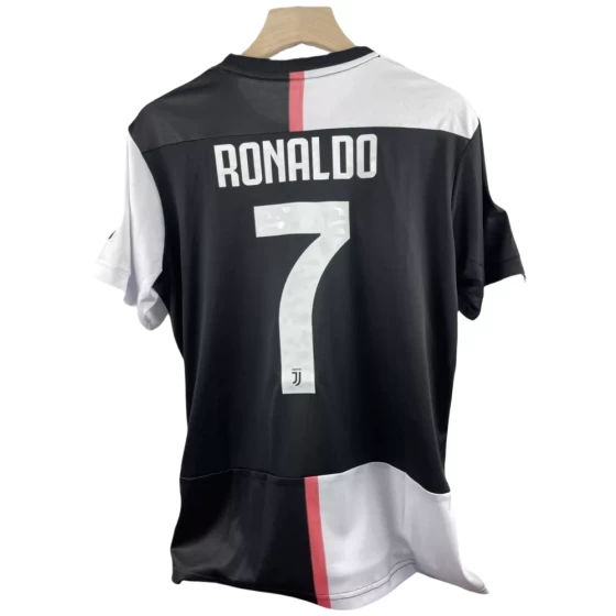 2019-20 Juventus Home Retro Soccer Jersey Adidas Ronaldo #7