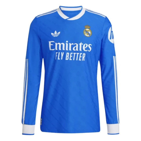 2025-26 Real Madrid Third Away Long Sleeve Football Shirt  Fan version