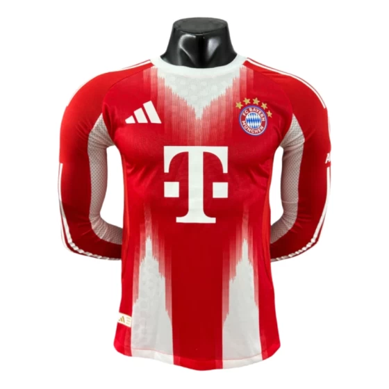 25-26 Bayern Munich Long Sleeve Jersey Home Football Shirt  Player version