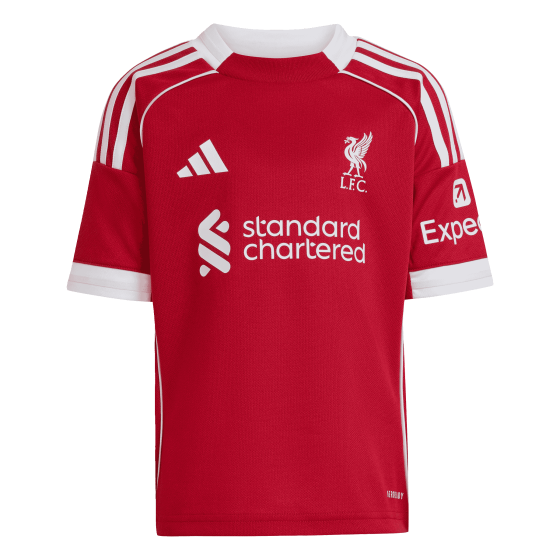 Adidas Liverpool FC 2025/26 Home Mini Kit