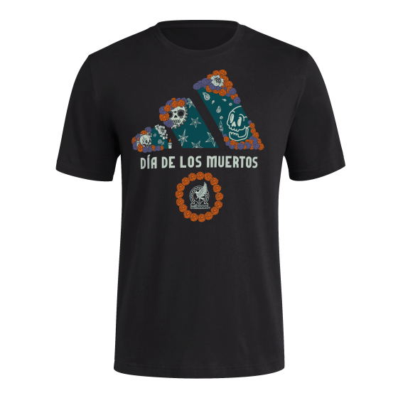 adidas mexico 2024 dia de los muertos logo tee