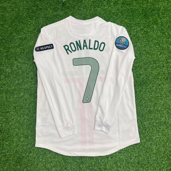 Cristiano Ronaldo Portugal EURO 2012 Long Sleeves Retro Jersey