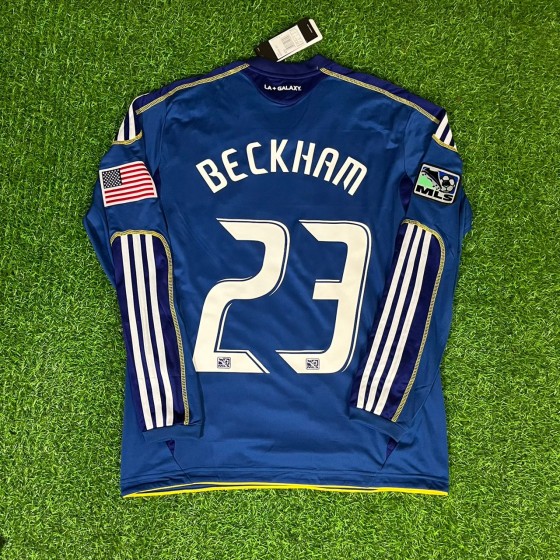 David Beckham 23 - LA Galaxy 201112 MLS Retro Kit Jersey Maillot Trikot Soccer Shirt