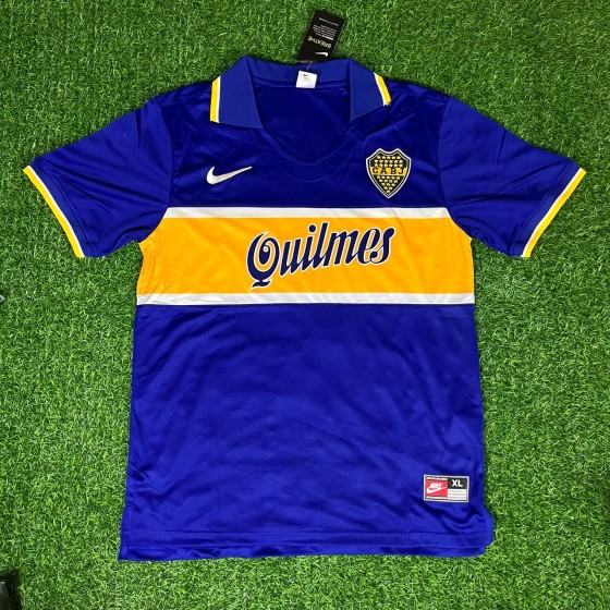 Diego Armando Maradona Boca Juniors 1996 1997 Retro Jersey Trikot Maglia