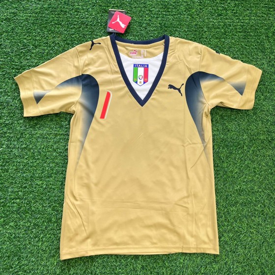 Gianluigi Buffon Italy 2006 World Cup Retro Goalkeeper Jersey