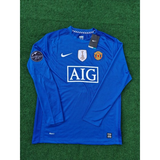 Cristiano Ronaldo Manchester United 2008 Fifa World Cup Champions League Patch Retro Jersey