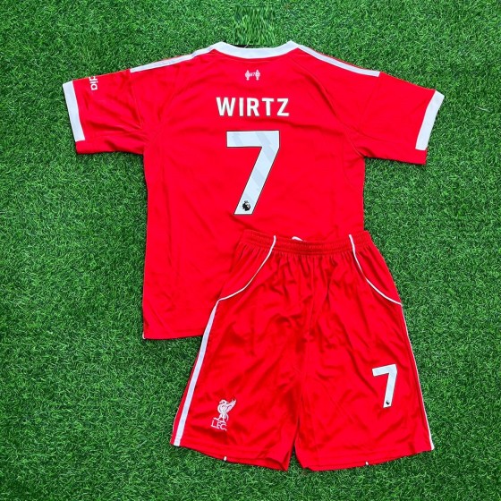 Florian Wirtz Liverpool New Season 2026 Kids Jersey Kinder Trikot Maillot Soccer Shirt