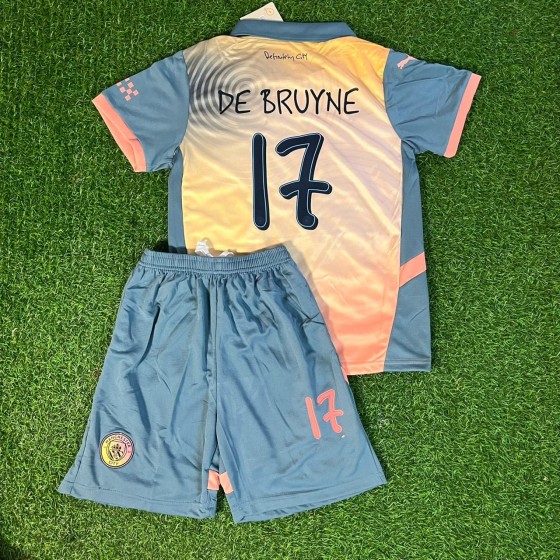 Kevin De Bruyne 17 – Manchester City Home Kit Jersey –  Trikot  Maillot Soccer Shirt