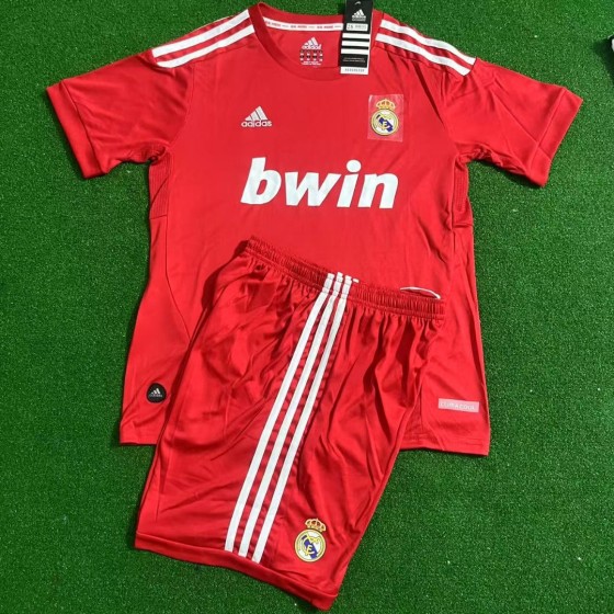 Cristiano Ronaldo Real Madrid Red Kids Kit Jersey Soccer Shirt KinderTrikot