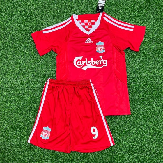Fernando Torres 9 - Liverpool 2008 2009 2010 Jersey KinderTrikot Maillot Enfant Soccer Shirt