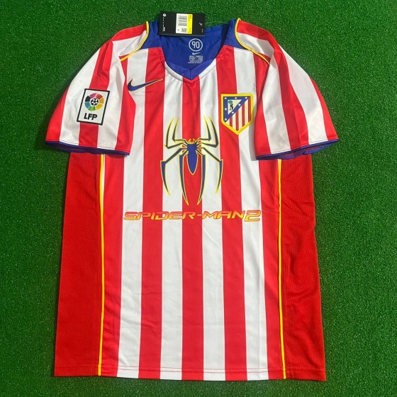 Fernando Torres Atletico Madrid 2004 2005 SpiderMan Retro Football Jersey