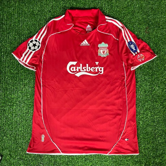 Fernando Torres Liverpool 2007 2008 Season Champions League Red Retro Football Jersey