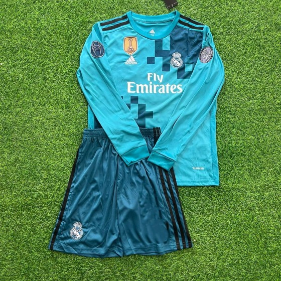 Gareth Bale 11- Real Madrid 2017 2018 Kids Kit Jersey Soccer Shirt KinderTrikot