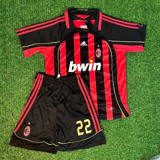 Kaká Leite – AC Milan 2006-2007 Red Home Jersey –  Kindertrikot  Maillot Enfant