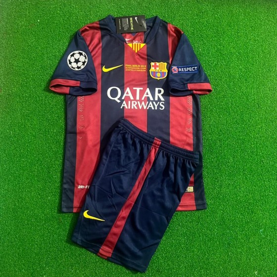 Lionel Messi Barcelona 1415 Home Kids Kit Jersey for Children –  KinderTrikot  Maillot Enfant Soccer Shirt