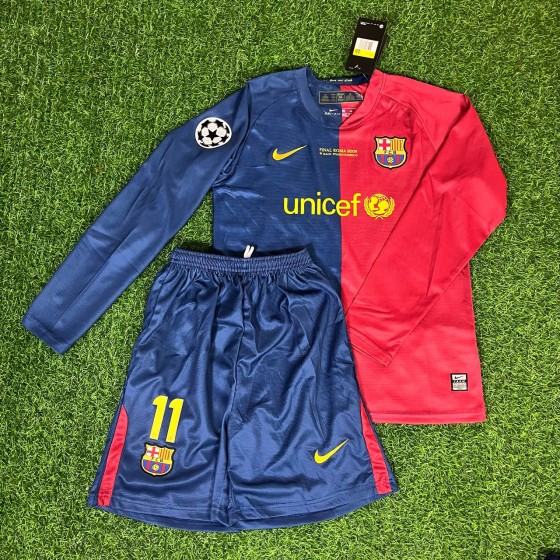 Neymar Jr Barcelona Retro Home Kids Kit – Kit Jersey for Children –  KinderTrikot  Maillot Enfant Soccer Shirt